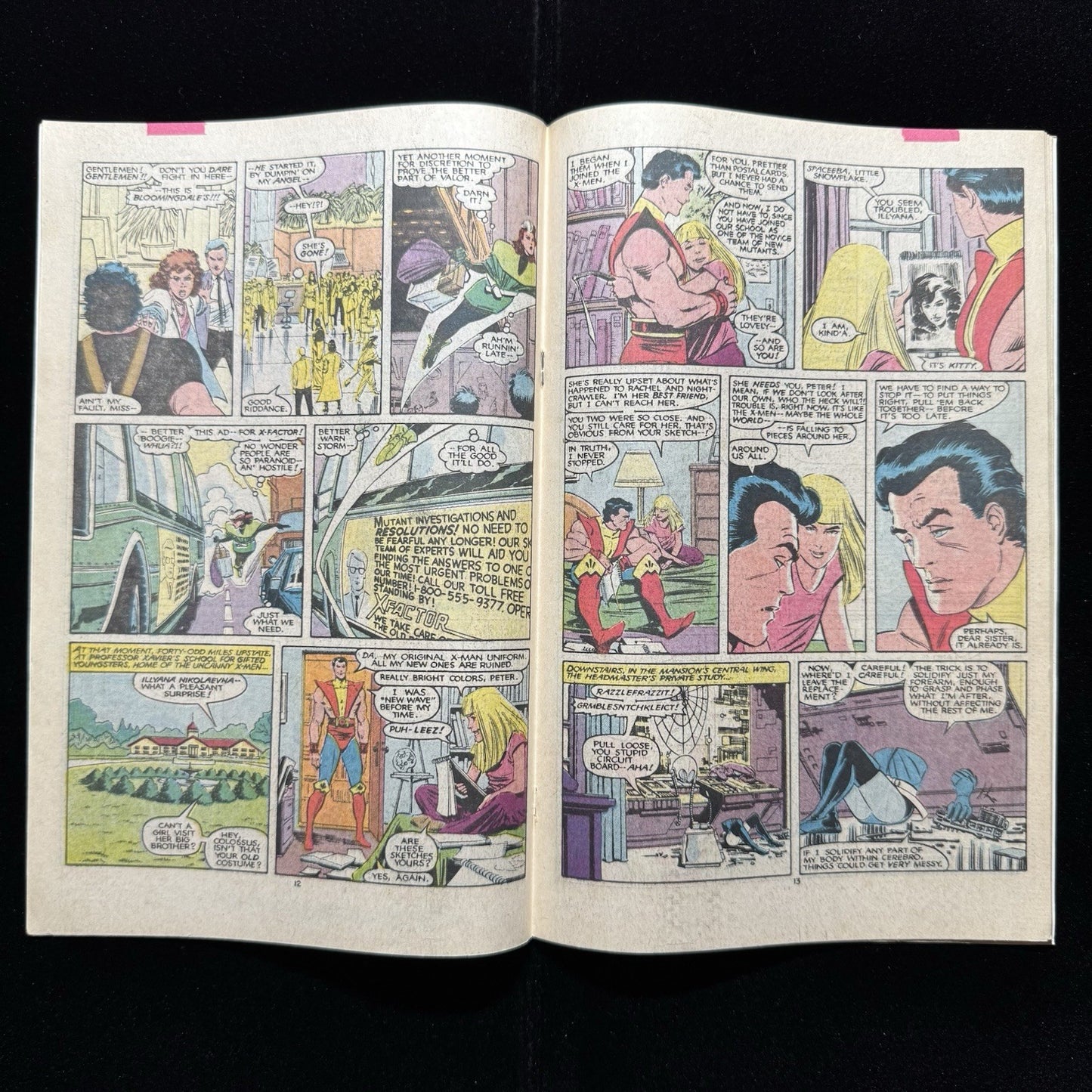 Uncanny X-Men 210 - 1st Cameo Appearance Of Marauders - Copper Age Comics  1986