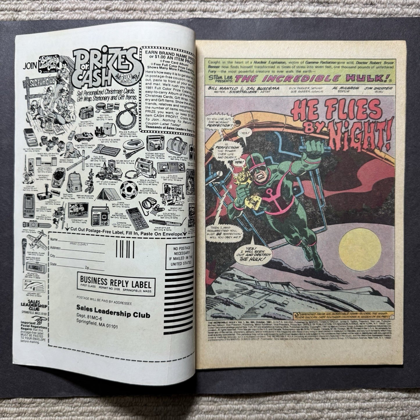 Incredible Hulk 264 - Bronze Age Marvel Comics 1981