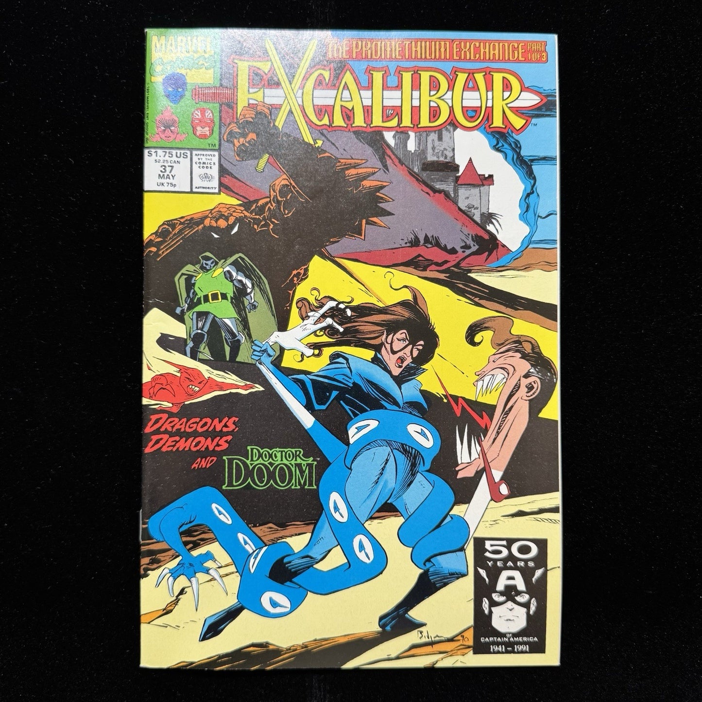 Excalibur 37 - Copper Age Marvel Comics 1991