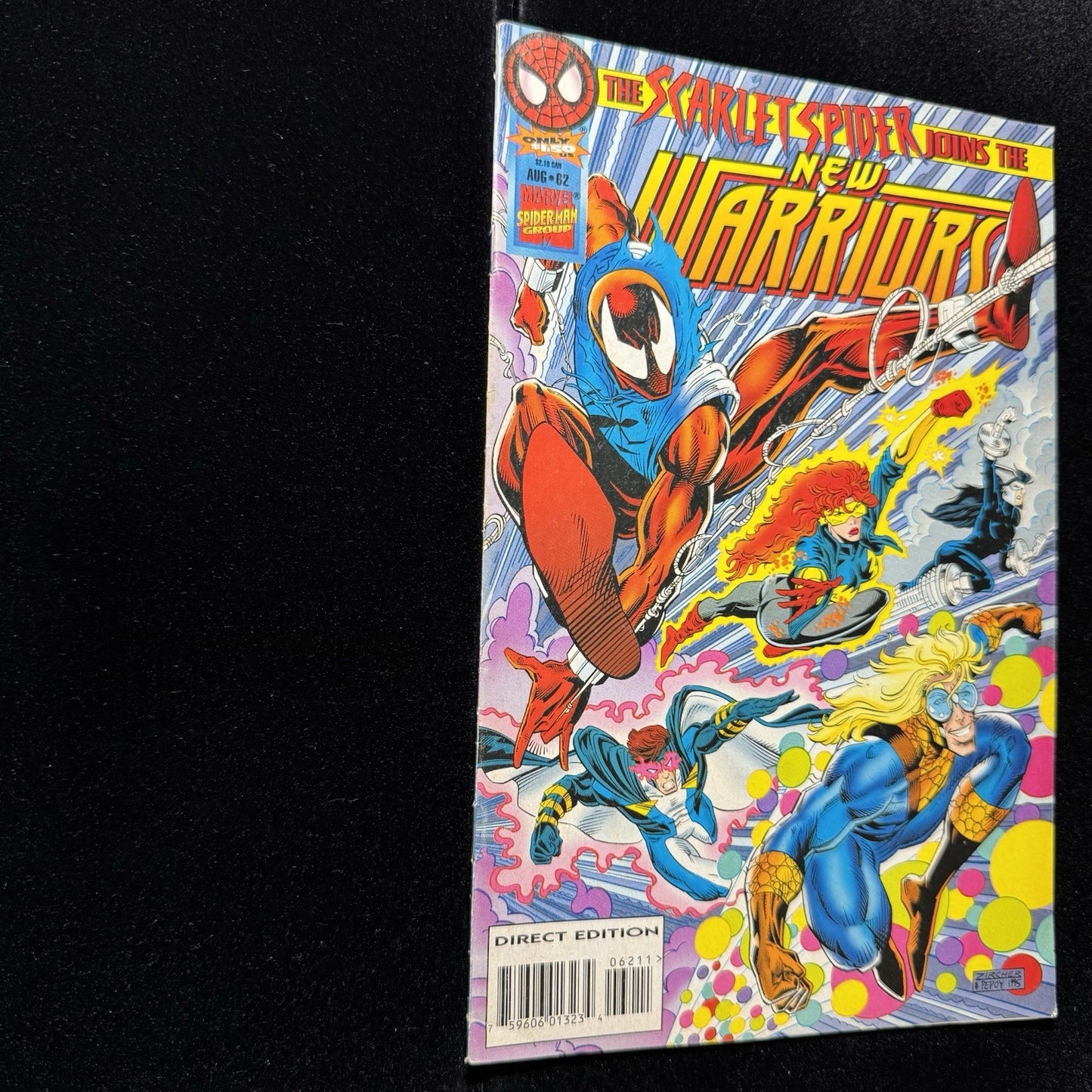 New Warriors 62 - Scarlet Spider Joins New Warriors - Modern Age Comics 1995