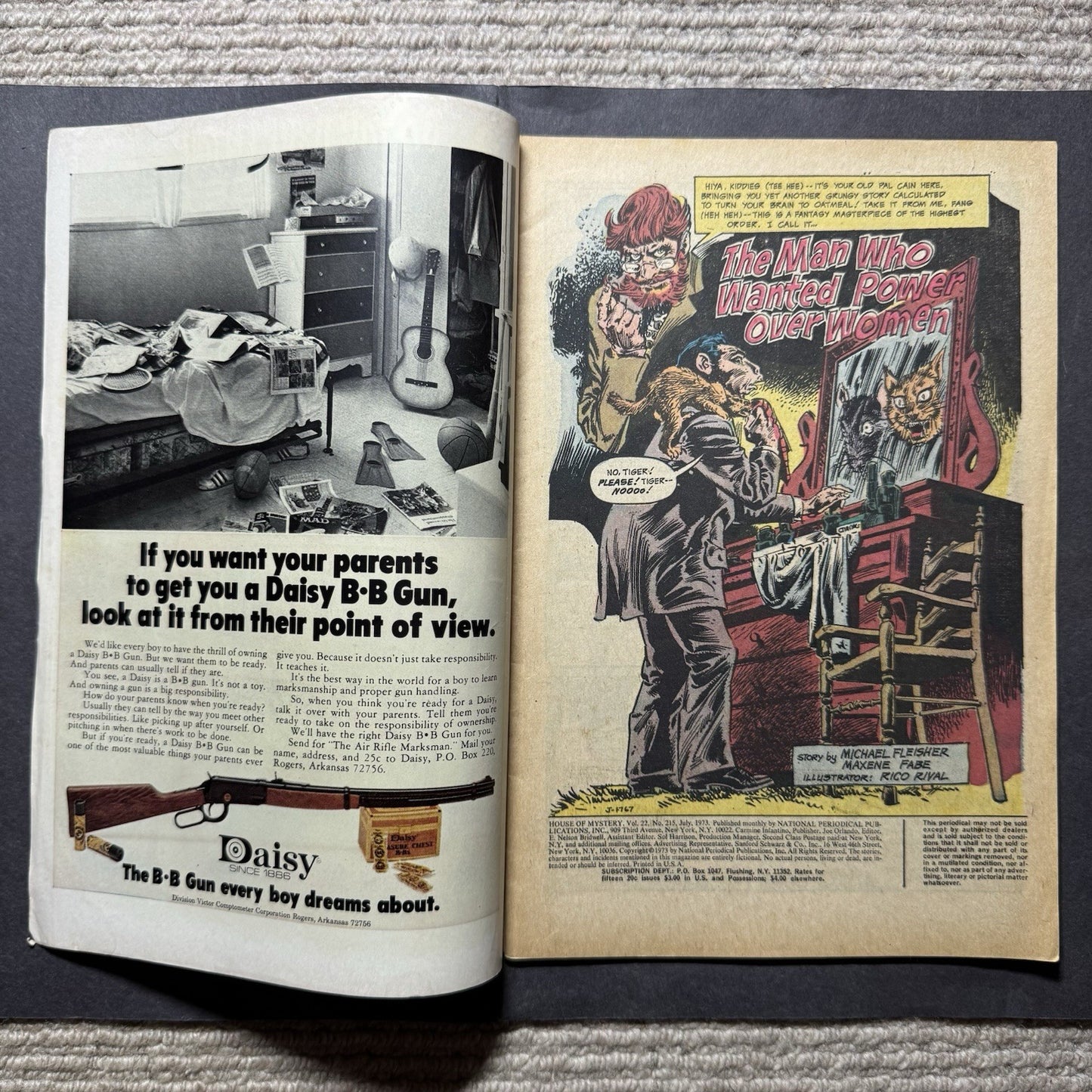 House Of Mystery 215 - Bronze Age Dc Comics 1973