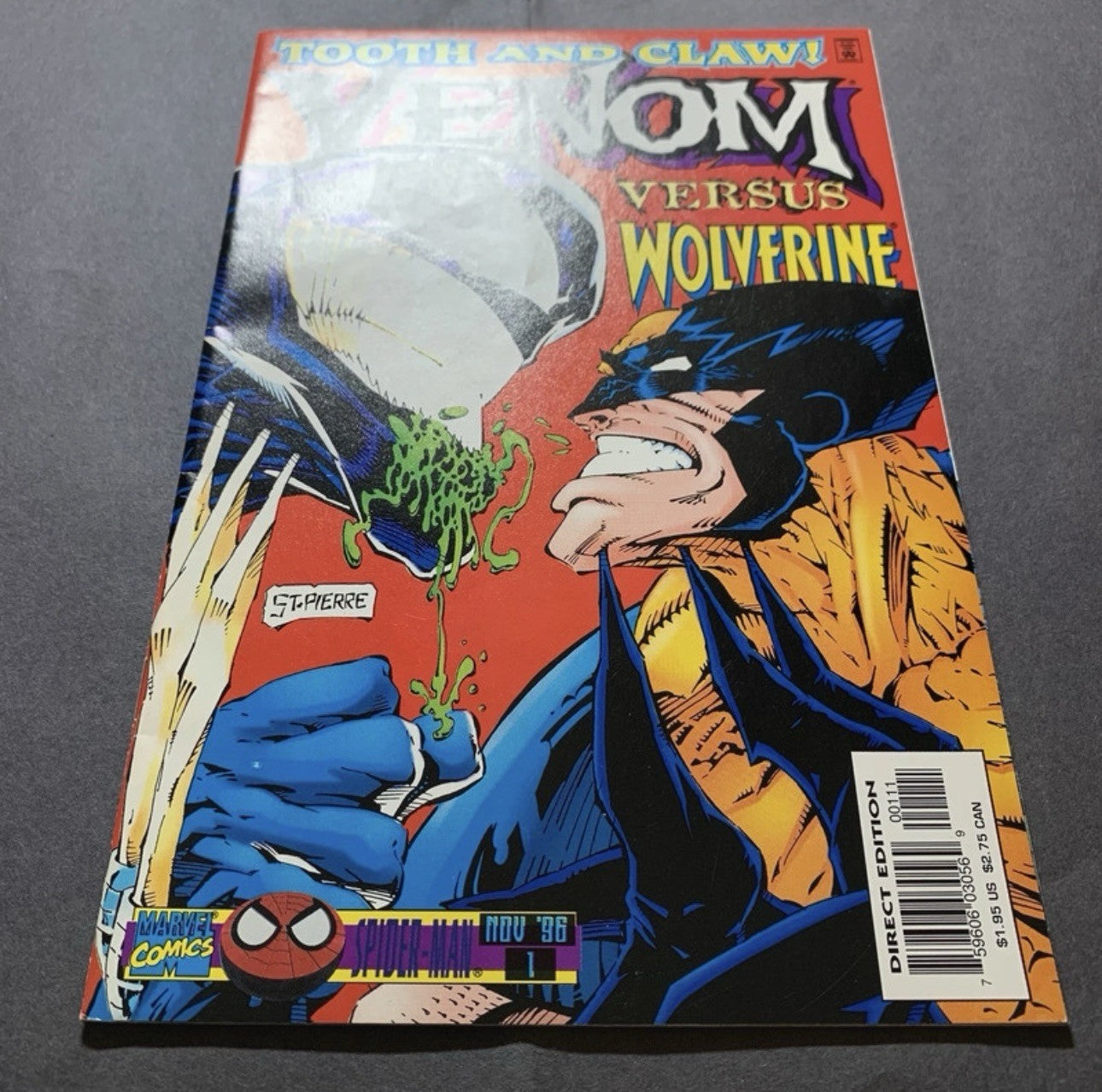 Venom Tooth And Claw 1 - Limited Series - Modern Age Marvel Comics 1996
