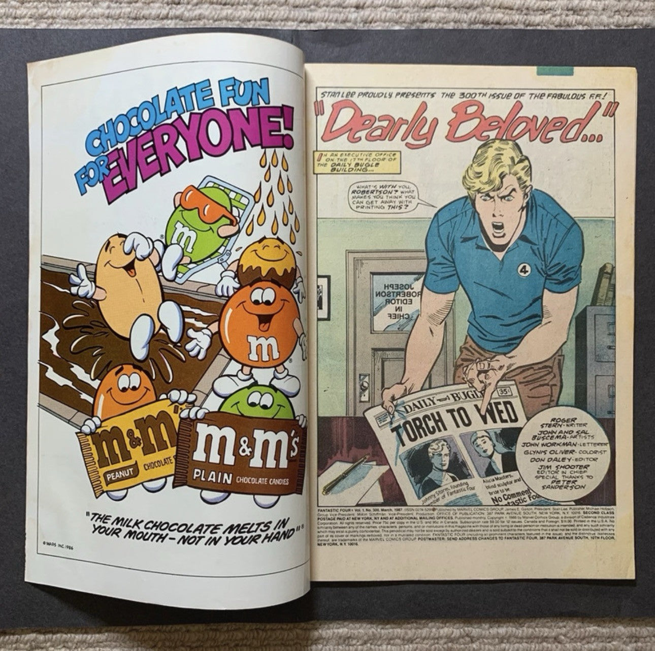Fantastic Four 300/ copper age Marvel comics 1987