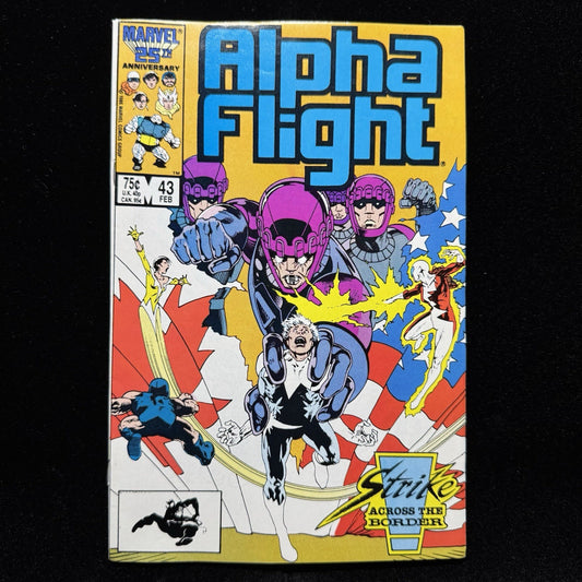 Alpha Flight 43 - Copper Age Marvel Comics 1987