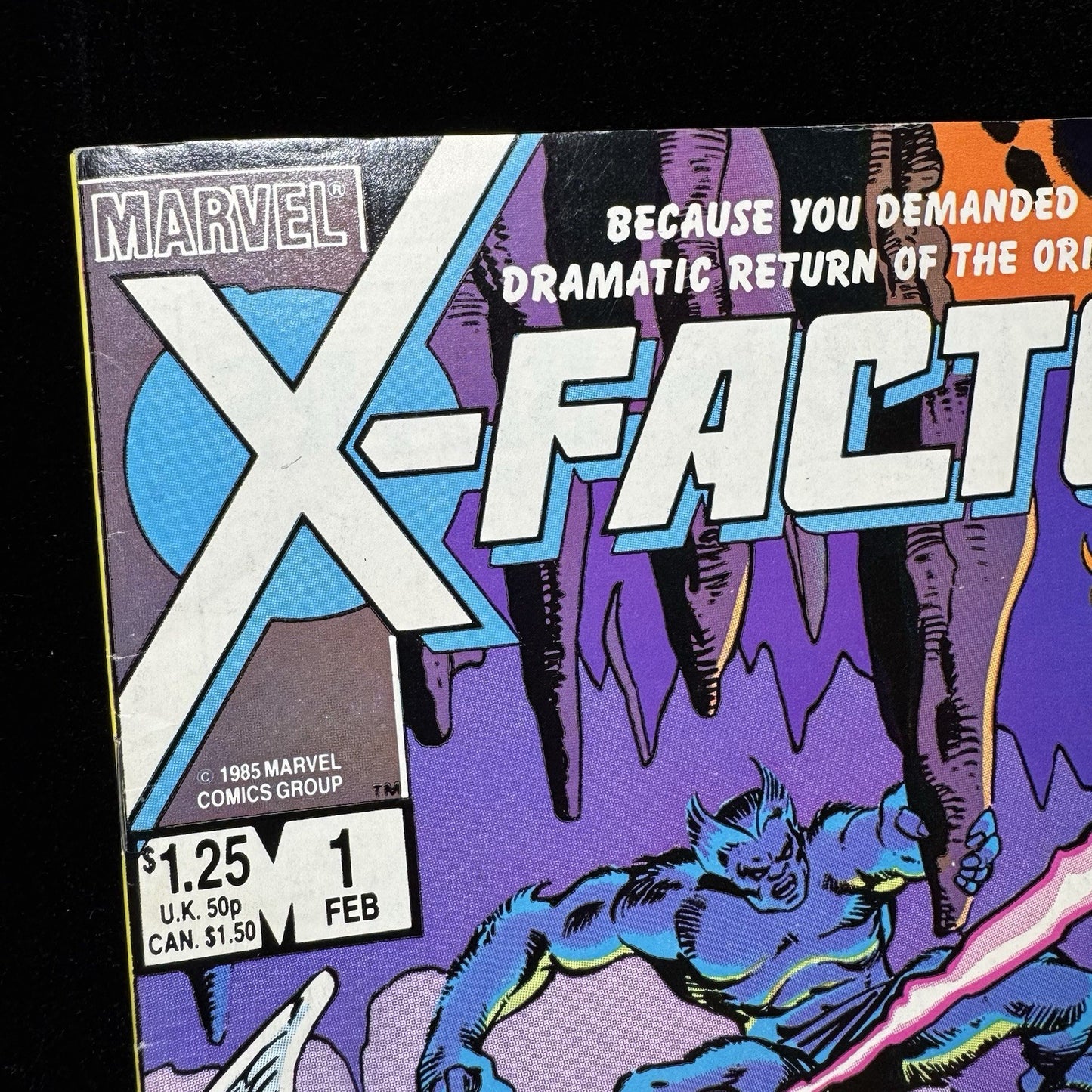 X-Factor 1 - 1st Appearance Of X-Factor - Copper Age Marvel Comics 1986