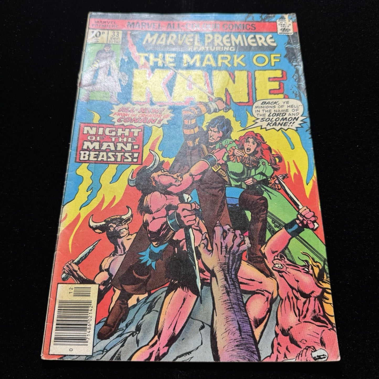Marvel Premiere 33 - 1st App Of Solomon Kane - Bronze Age Marvel Comics 1976