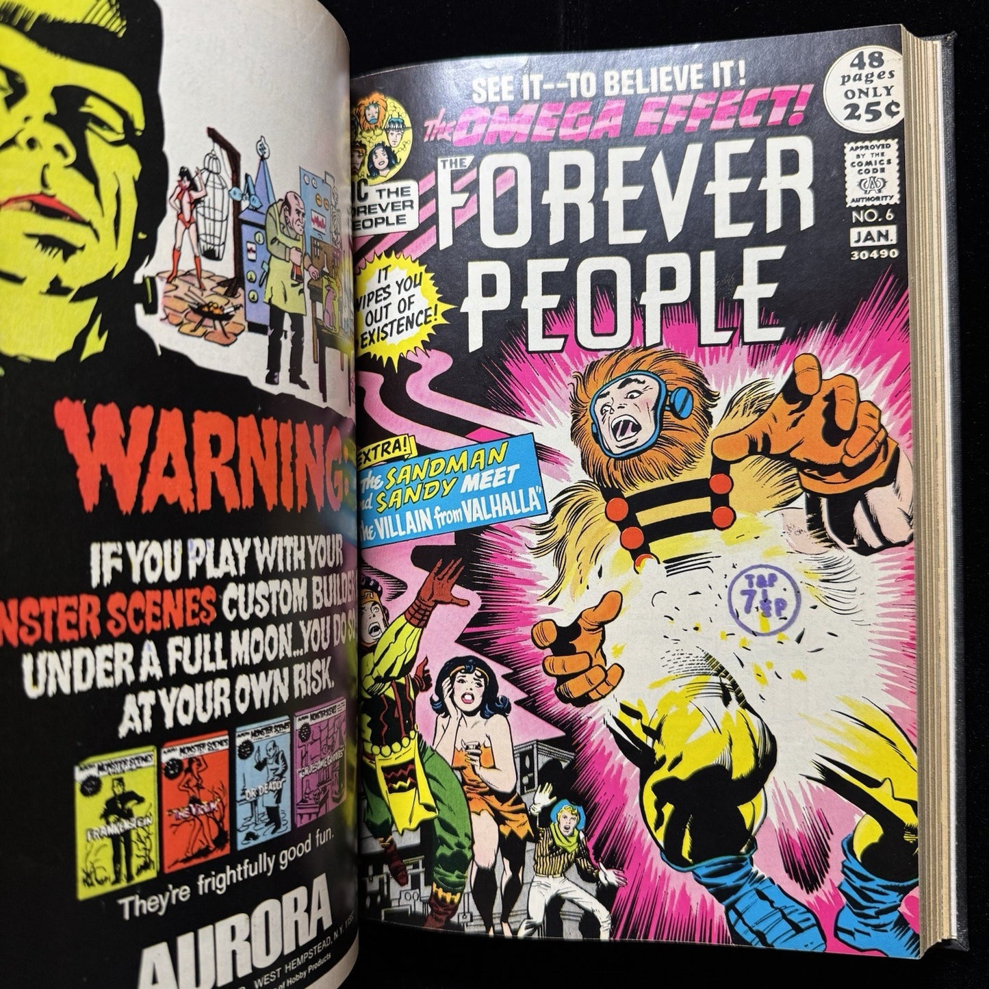 Forever People 1-11 - Bound Volume - 1st App Darkseid - Bronze Age Dc 1971/ 1972