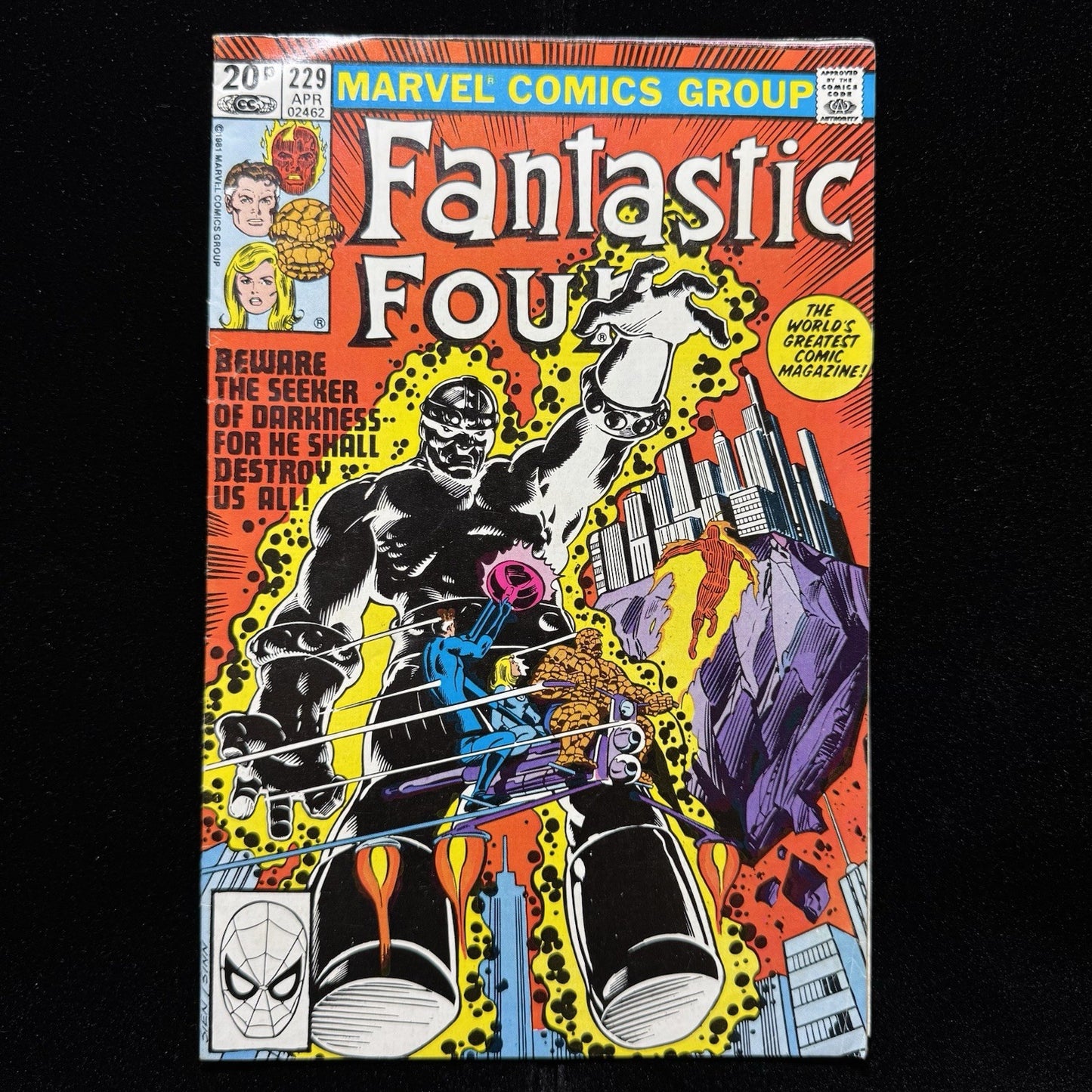 Fantastic Four 229 - 1st App Of Ebon Seeker - Bronze Age Marvel Comics 1981