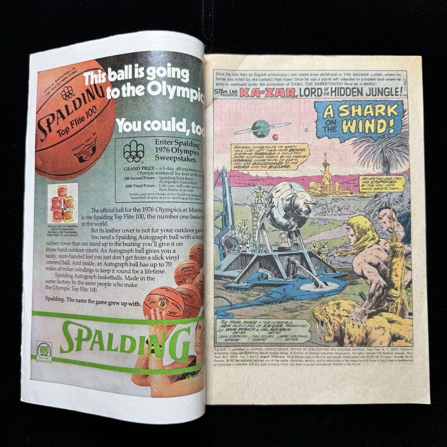 Ka-Zar 17 - Bronze Age Marvel Comics 1976