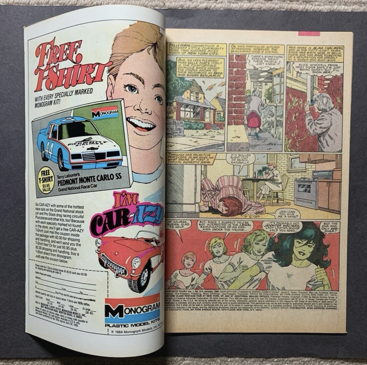 Fantastic Four 274/ copper age marvel comics 1985