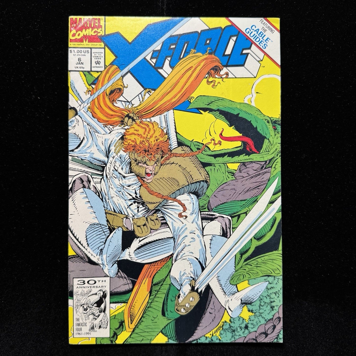 X-Force 6 - 1st Appearance Of Thornn - Modern Age Marvel Comics 1992