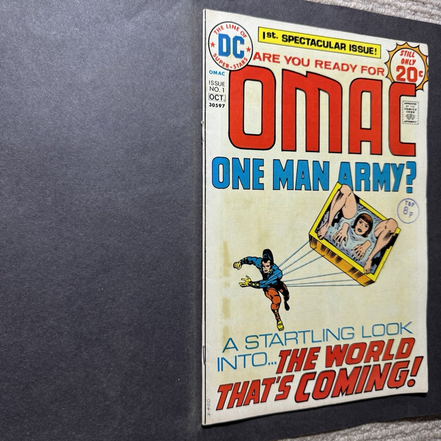 Omac 1 - 1st Appearance And Origin Of OMAC - Bronze Age Dc Comics 1974