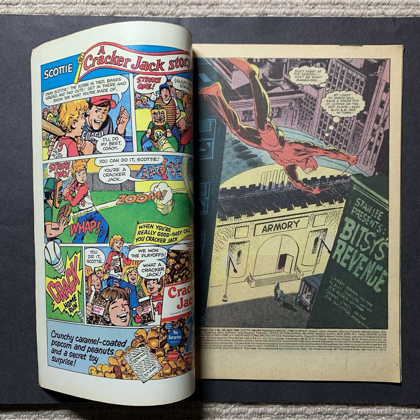 Daredevil 193/ Bronze Age Marvel Comics 1983