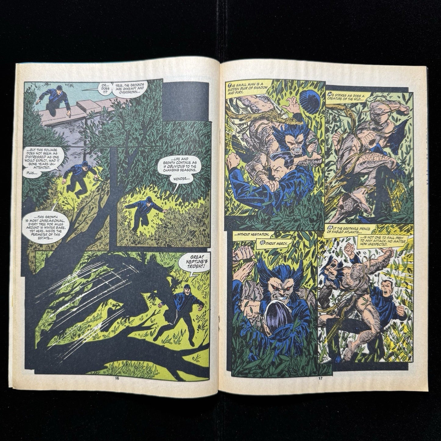 Namor The Sub-Mariner 24 - Namor Vs Wolverine - Modern Age Marvel Comics 1992