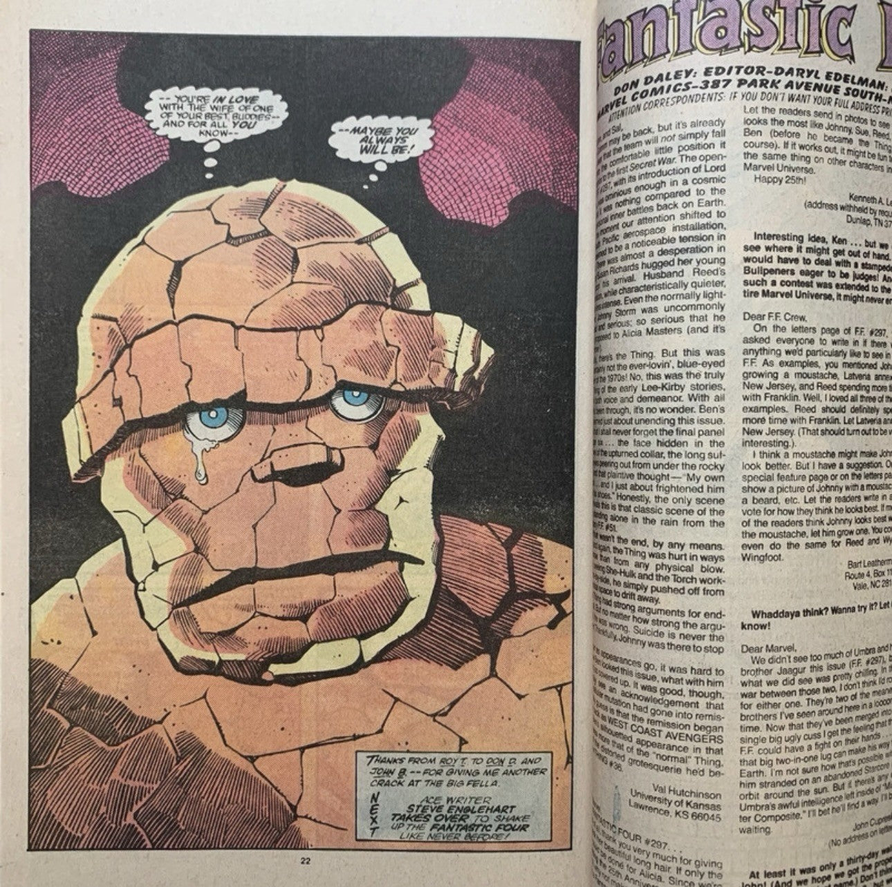 Fantastic Four 303/ copper age marvel comics 1987