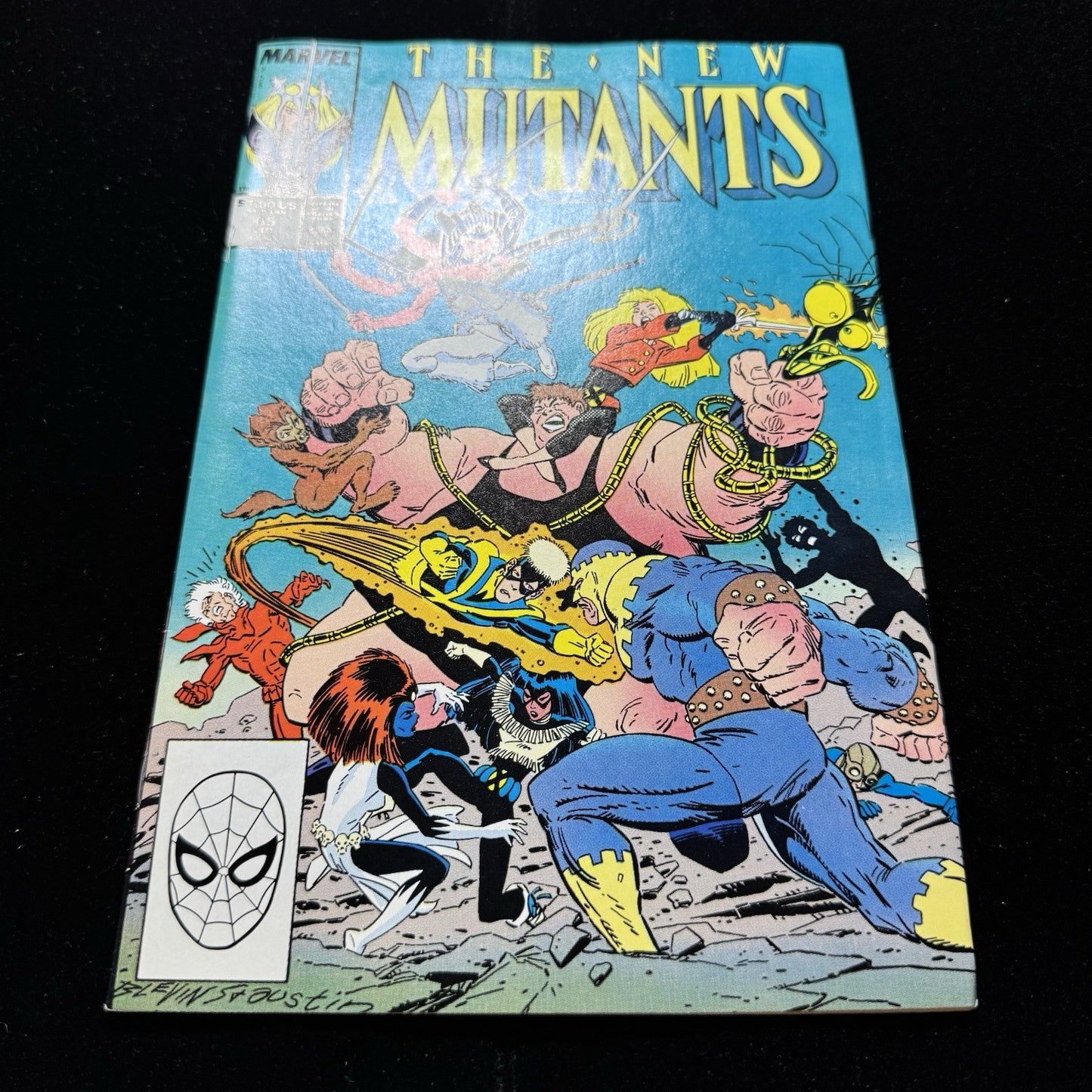 New Mutants 65 - Debut Of Magik Suit Of Armor - Copper Age Marvel Comics 1988