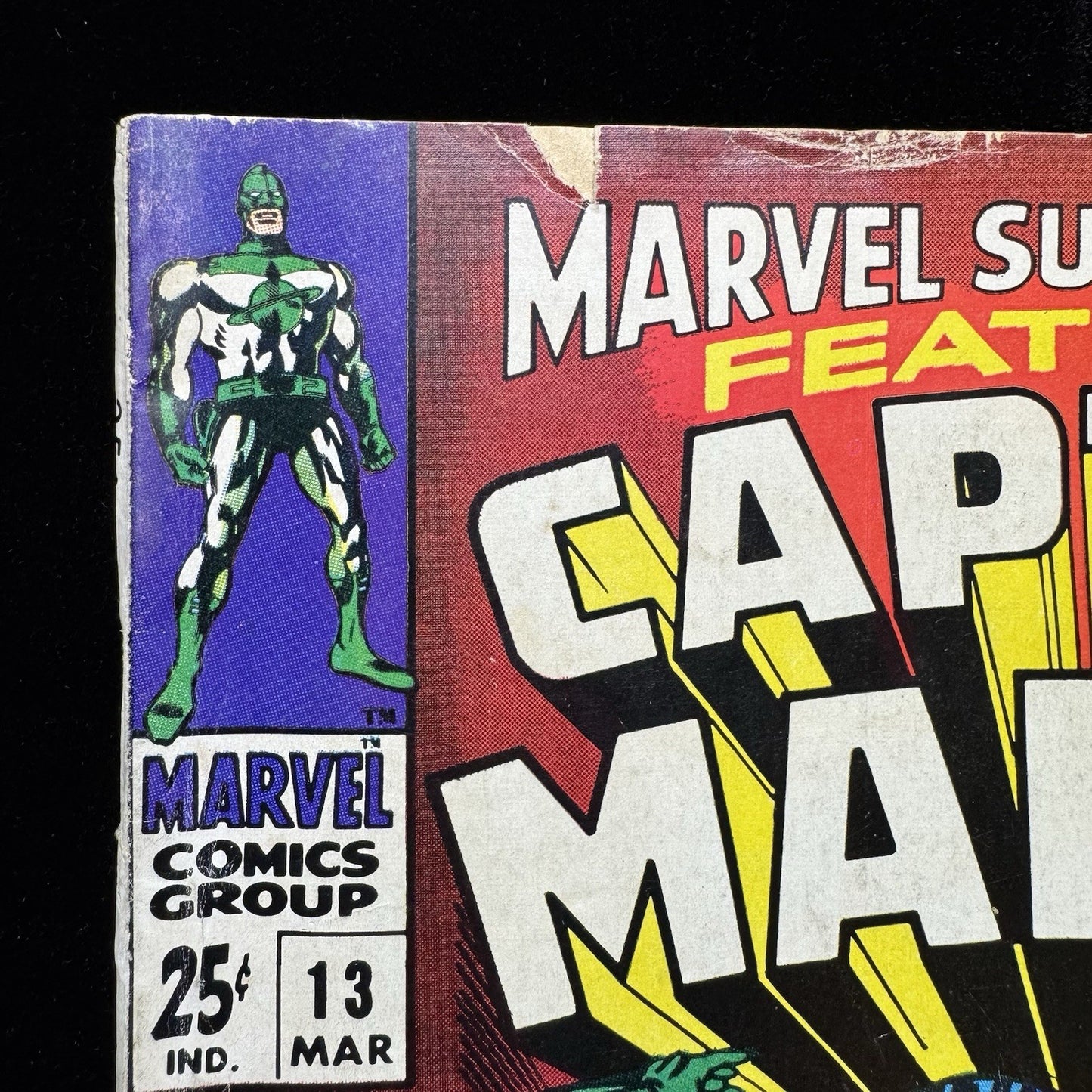 Marvel Super-Heroes 13 - 1st App Carol Danvers - Silver Age Marvel Comics 1968