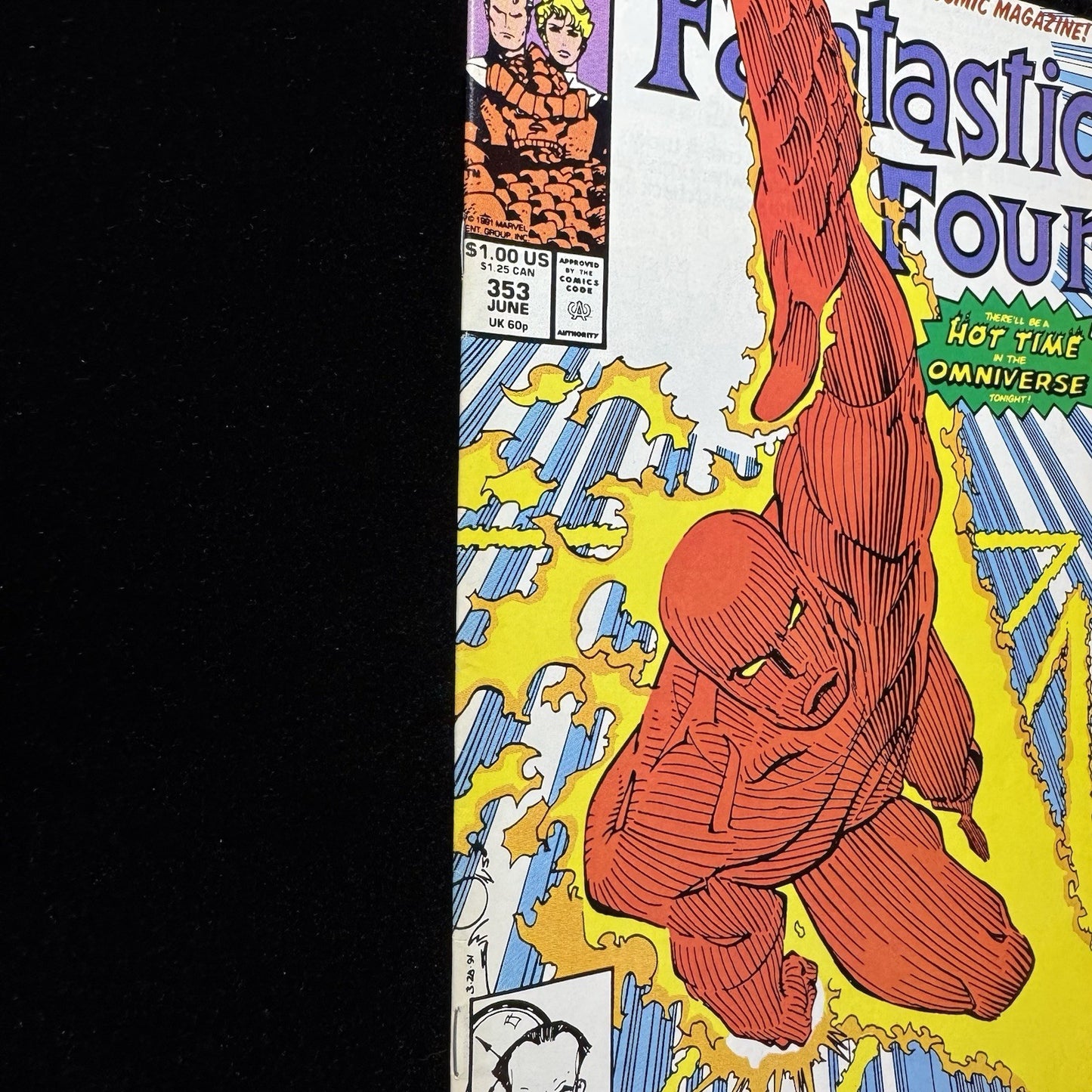 Fantastic Four 353 - 1st Appearance Of Mobius - Copper Age Marvel Comics 1991