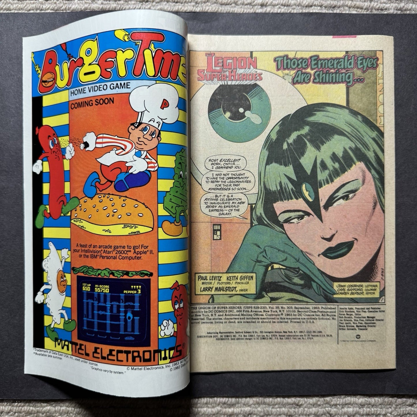 Legion Of Super-Heroes 303 - Bronze Age Dc Comics 1983