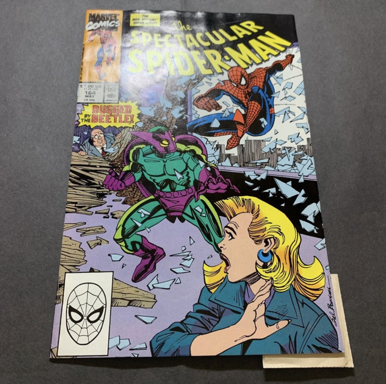 Spectacular Spider-Man 164 - Copper Age Marvel Comics 1990