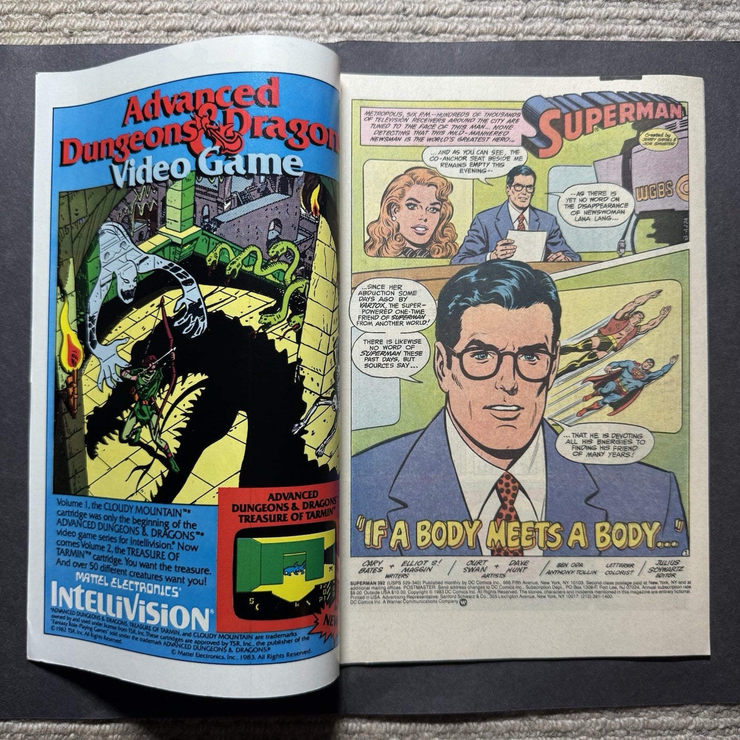 Superman 392/ Copper Age Dc Comics 1984