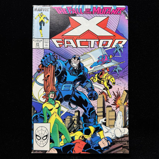 X-Factor 25 - 3rd Appearance Of Horseman Death - Copper Age Marvel Comics 1988
