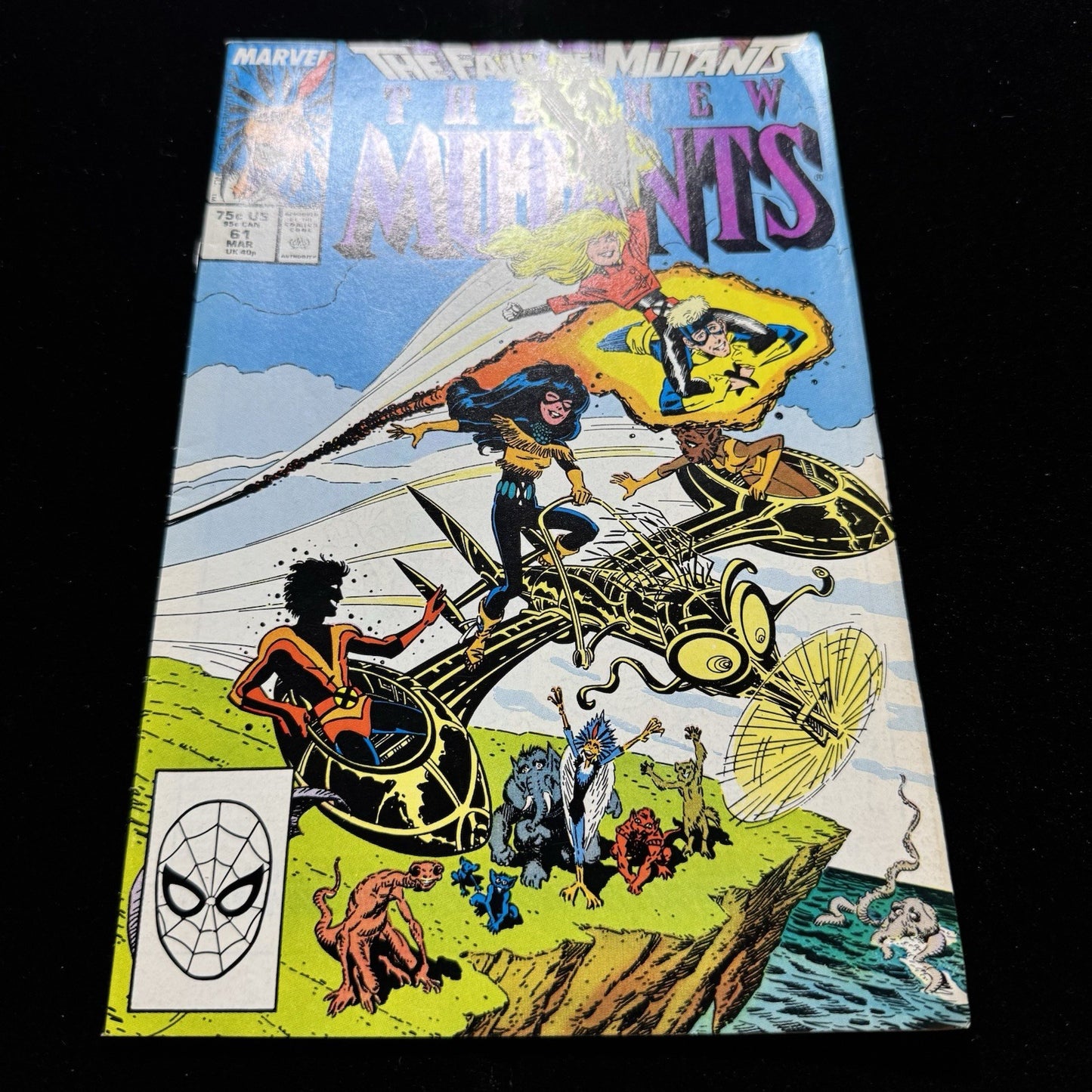 New Mutants 61 - Copper Age Marvel Comics 1988