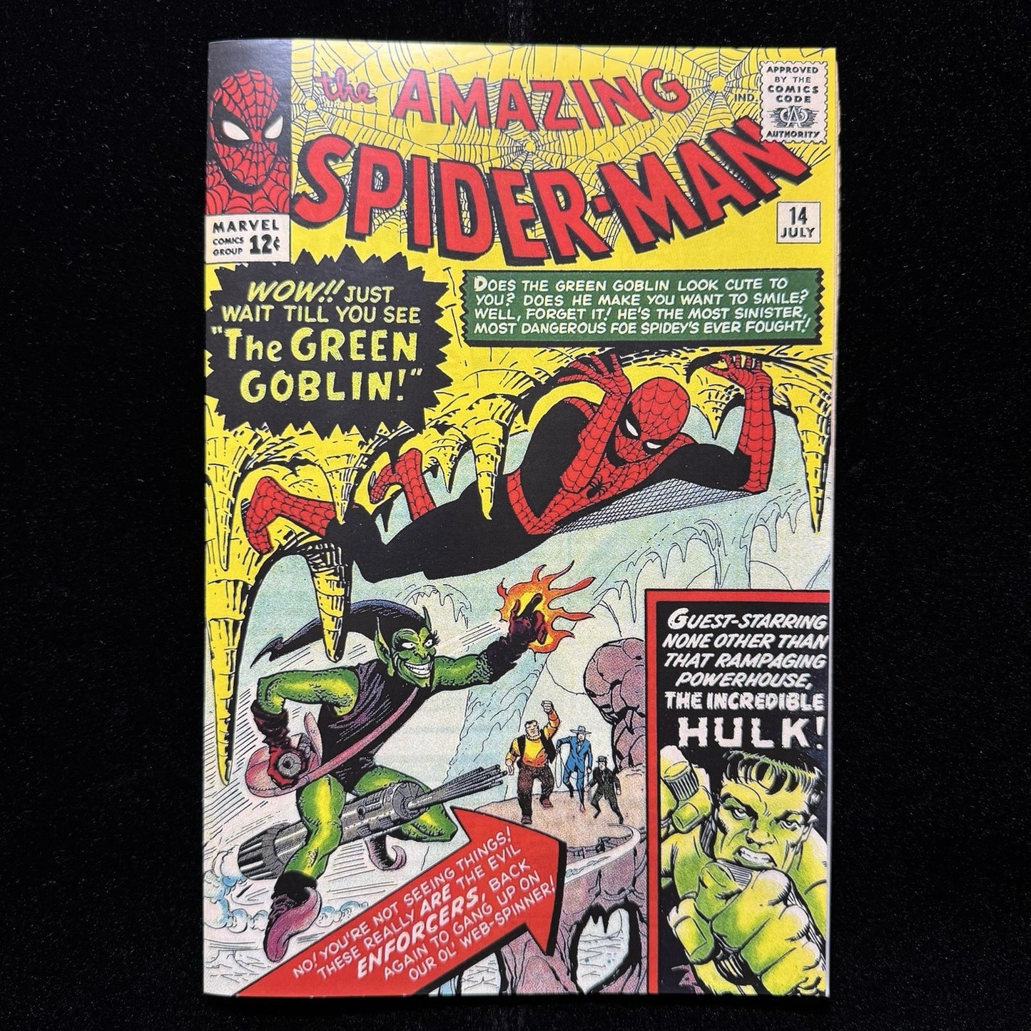 Amazing Spider-Man 14 - 1st App Of Green Goblin - Coverless - Silver Age 1964