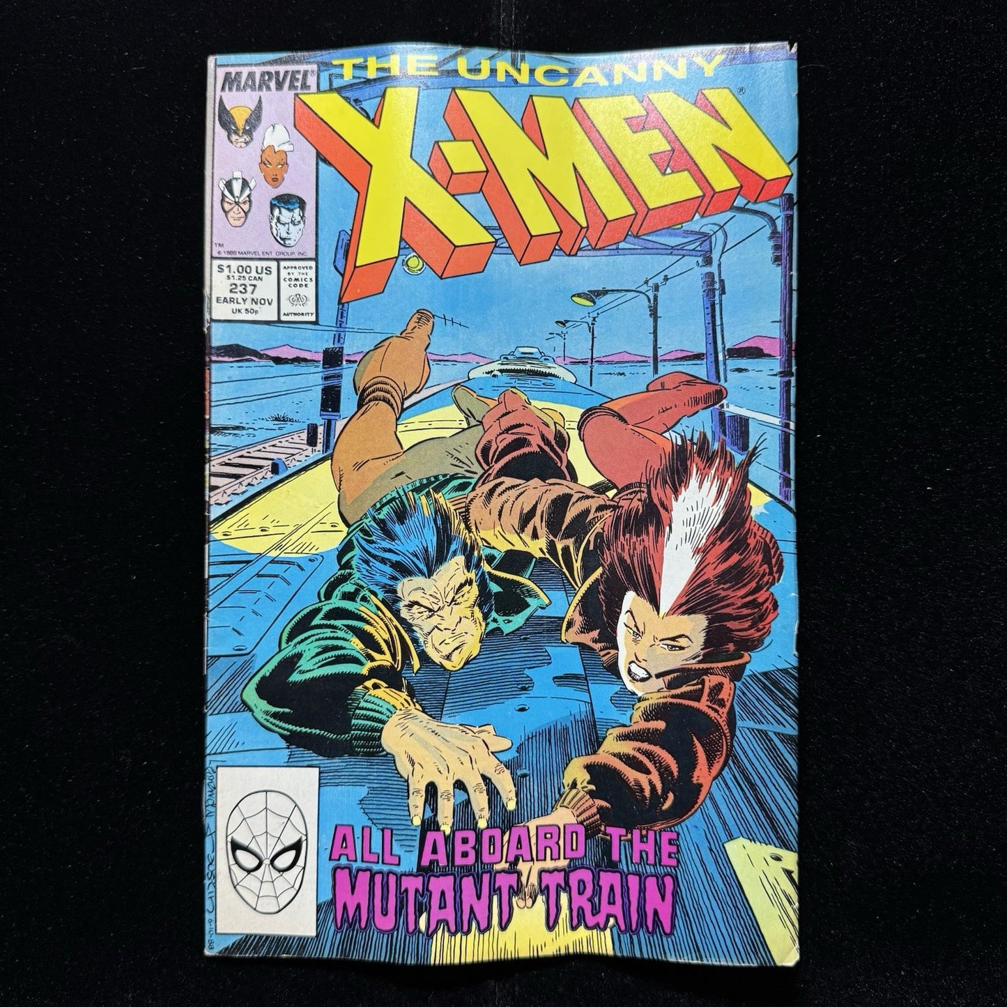 Uncanny X-Men 254 And 237 - Comic Bundle - Copper Age Marvel Comics 1988/89