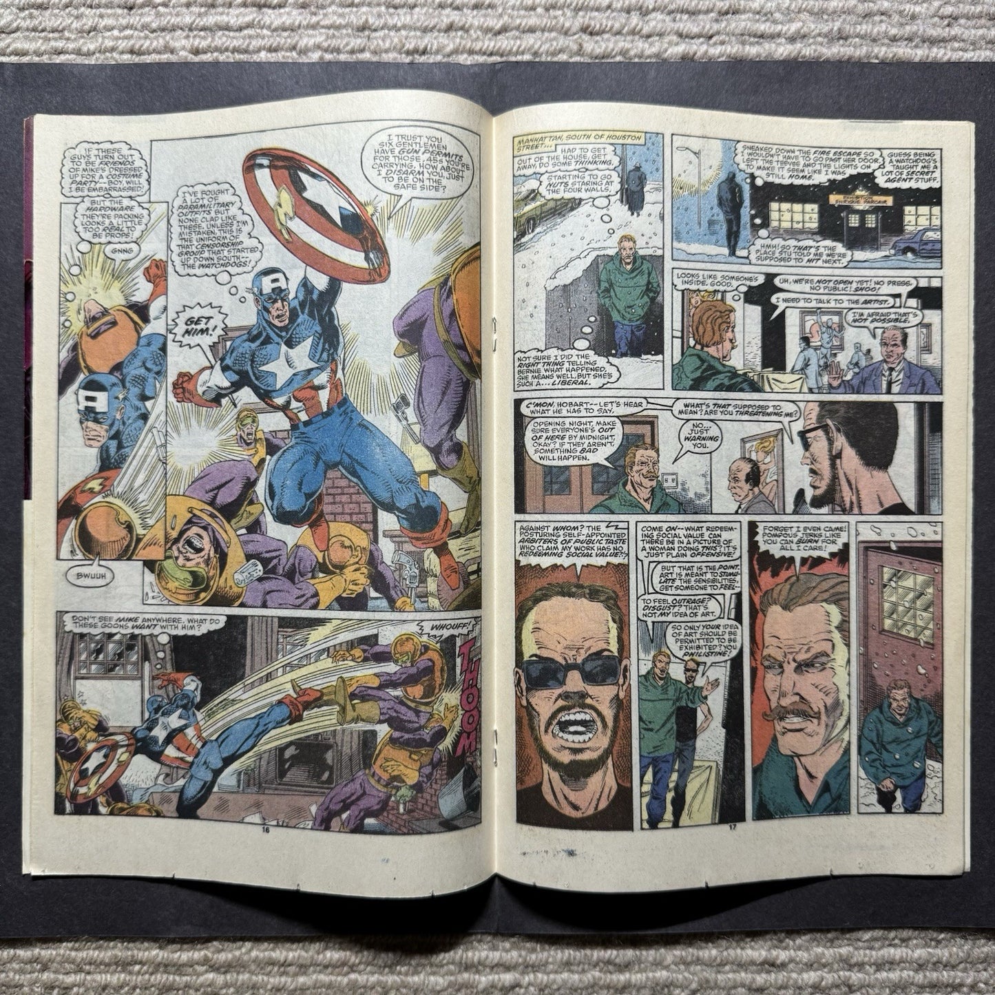 Captain America 385 - Copper Age Marvel Comics 1991