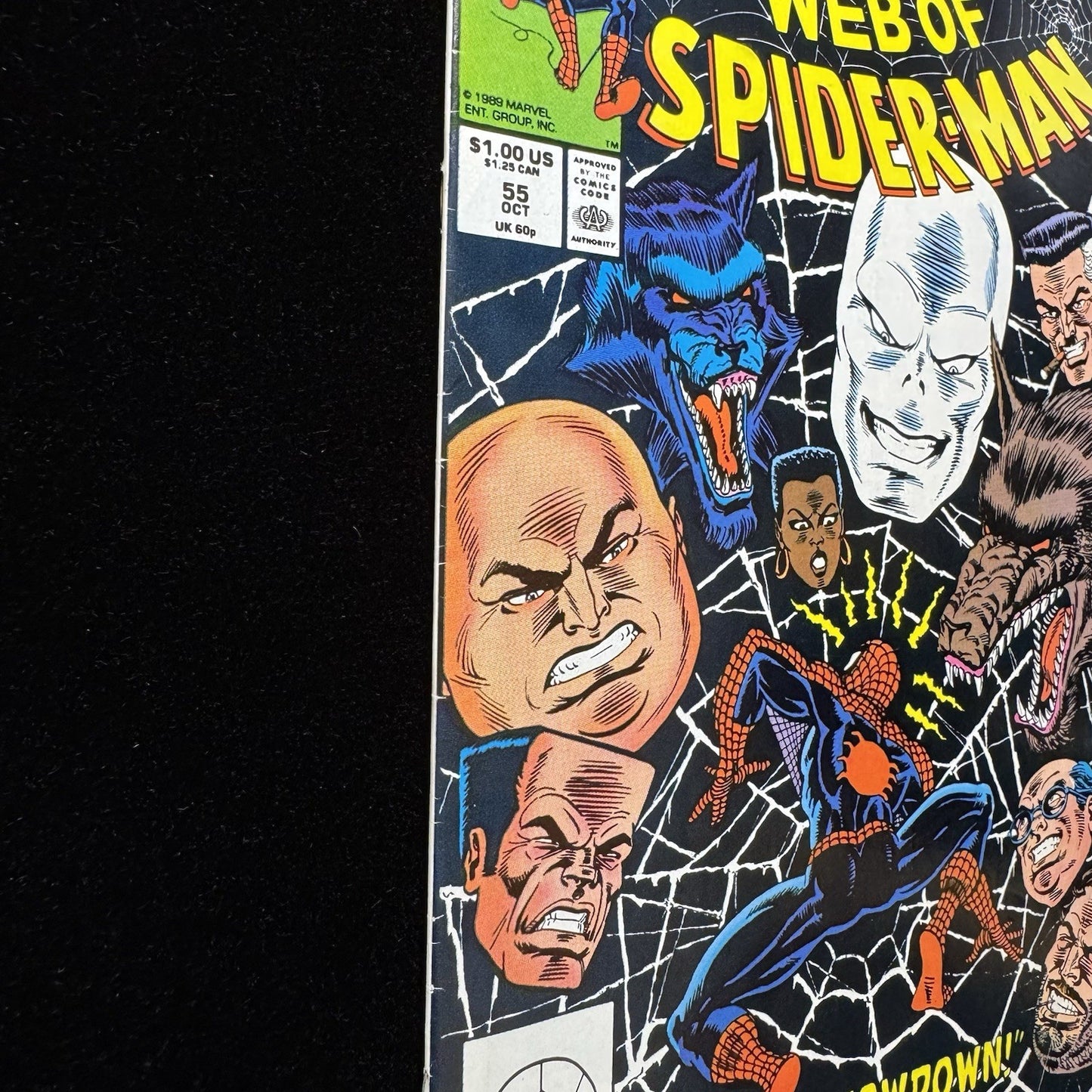 Web Of Spider-Man 55 - Copper Age Marvel Comics 1989