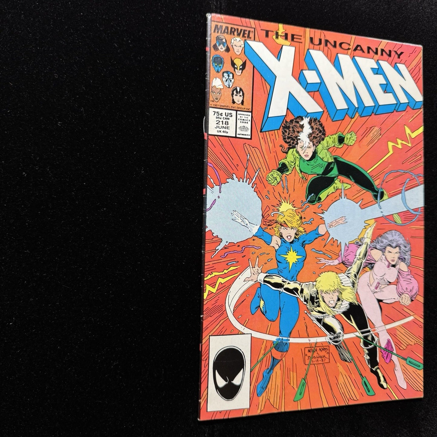 Uncanny X-Men 218 - Copper Age Marvel Comics 1987