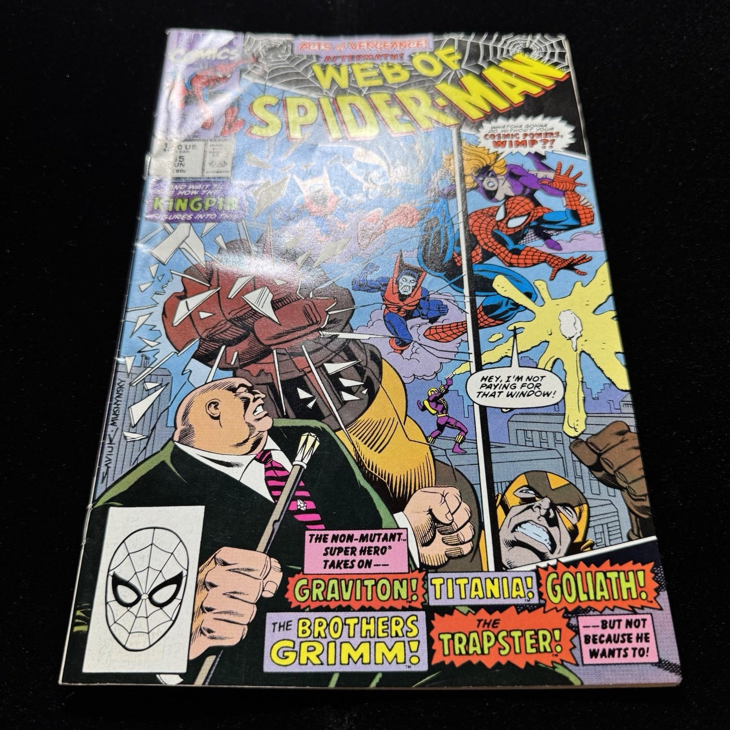 Web Of Spider-Man 65 - Copper Age Marvel Comics 1990