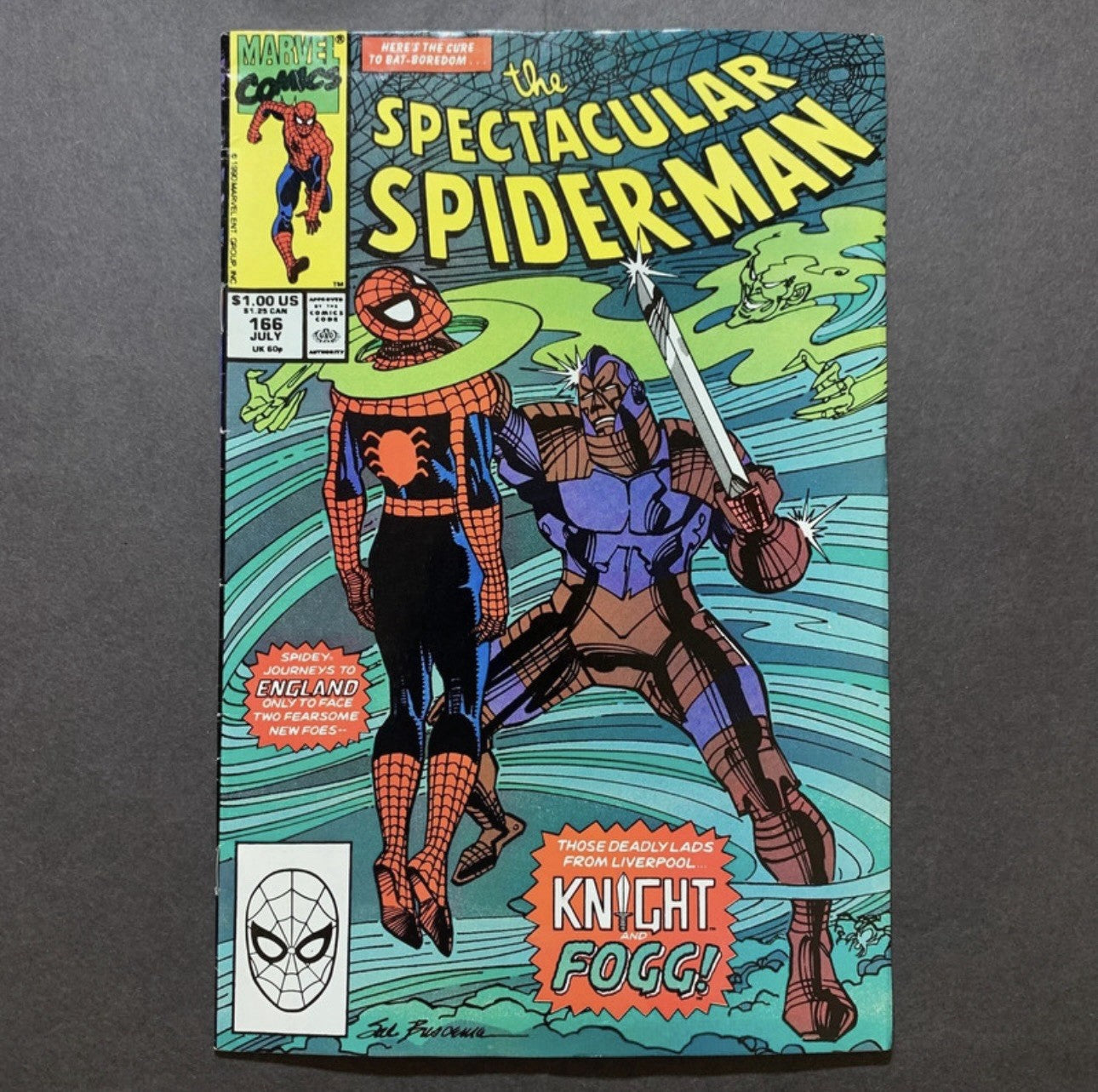 Spectacular Spider-Man 166 - Copper Age Marvel Comics 1990