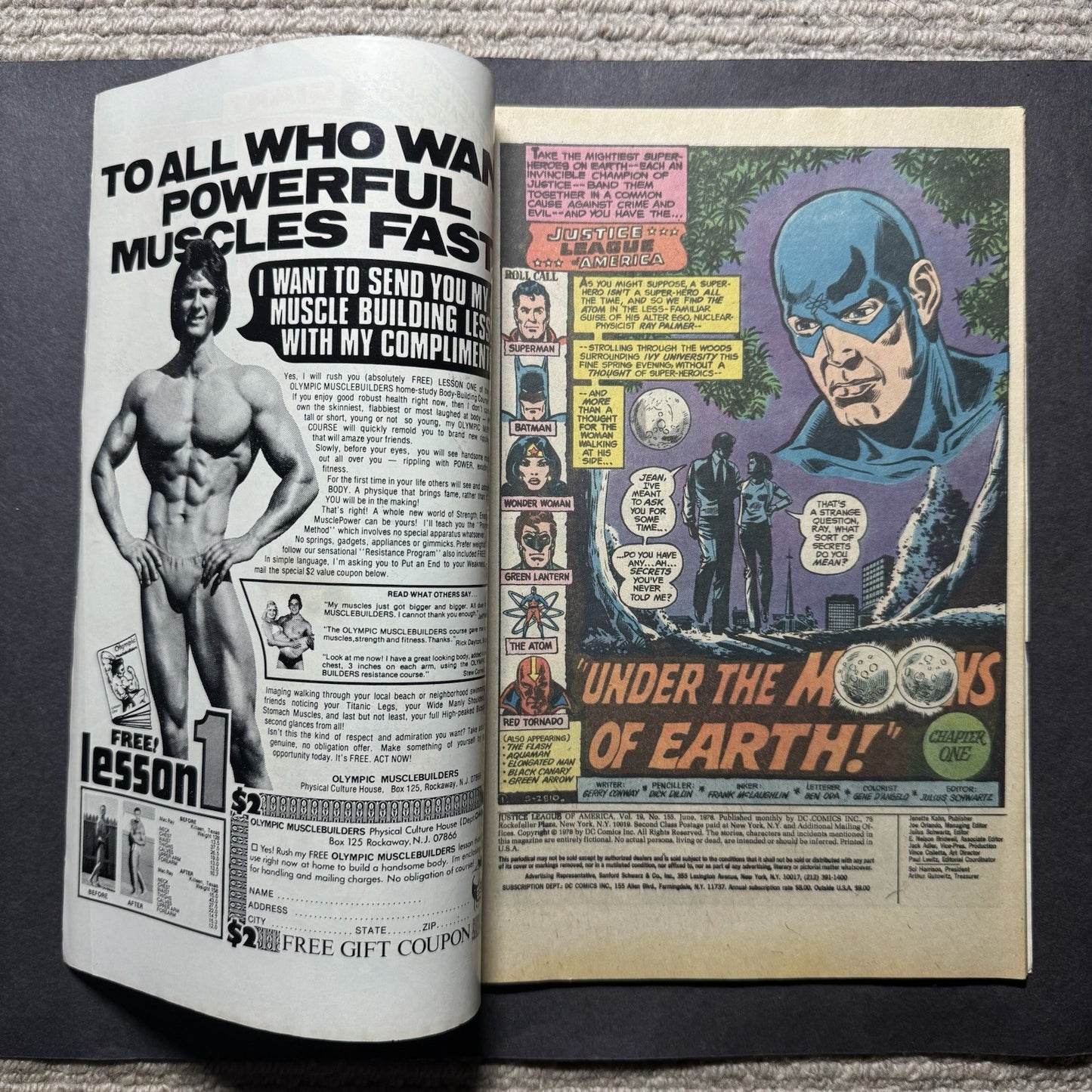 Justice League 155 - Bronze Age Dc Comics 1978