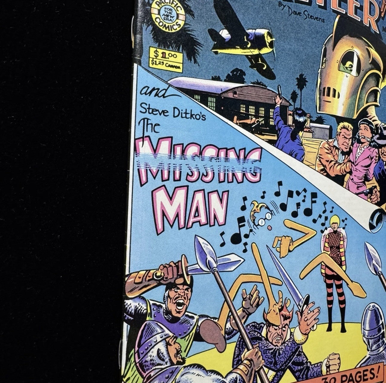 Pacific Presents 1 - First Headlining Rocketeer - Bronze Age Pacific Comics 1982