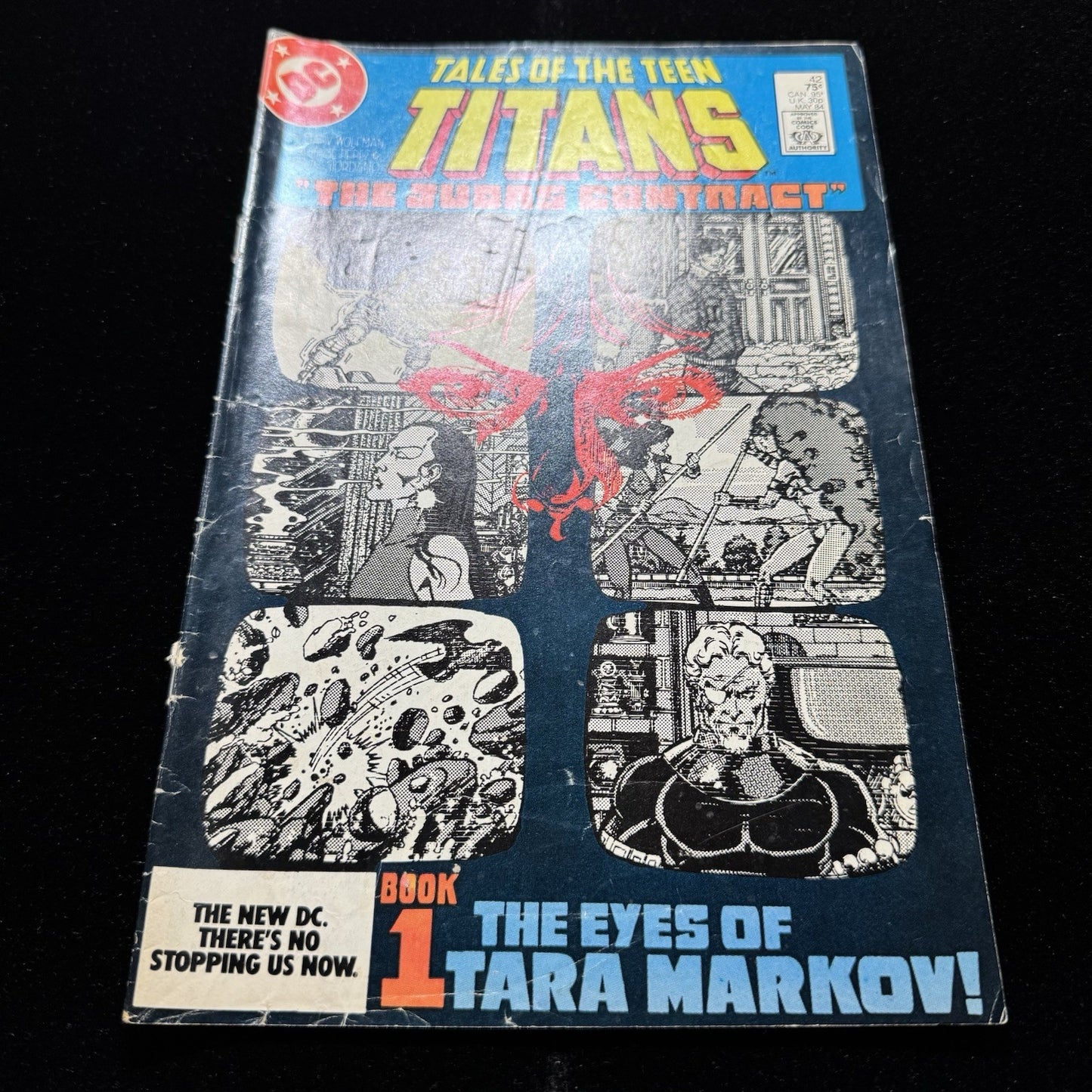 Tales Of The Teen Titans 42 - 1st Cameo Of Jericho - Copper Age Dc Comics 1984