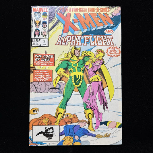 X-Men And Alpha Flight 2 - Copper Age Marvel Comics 1986