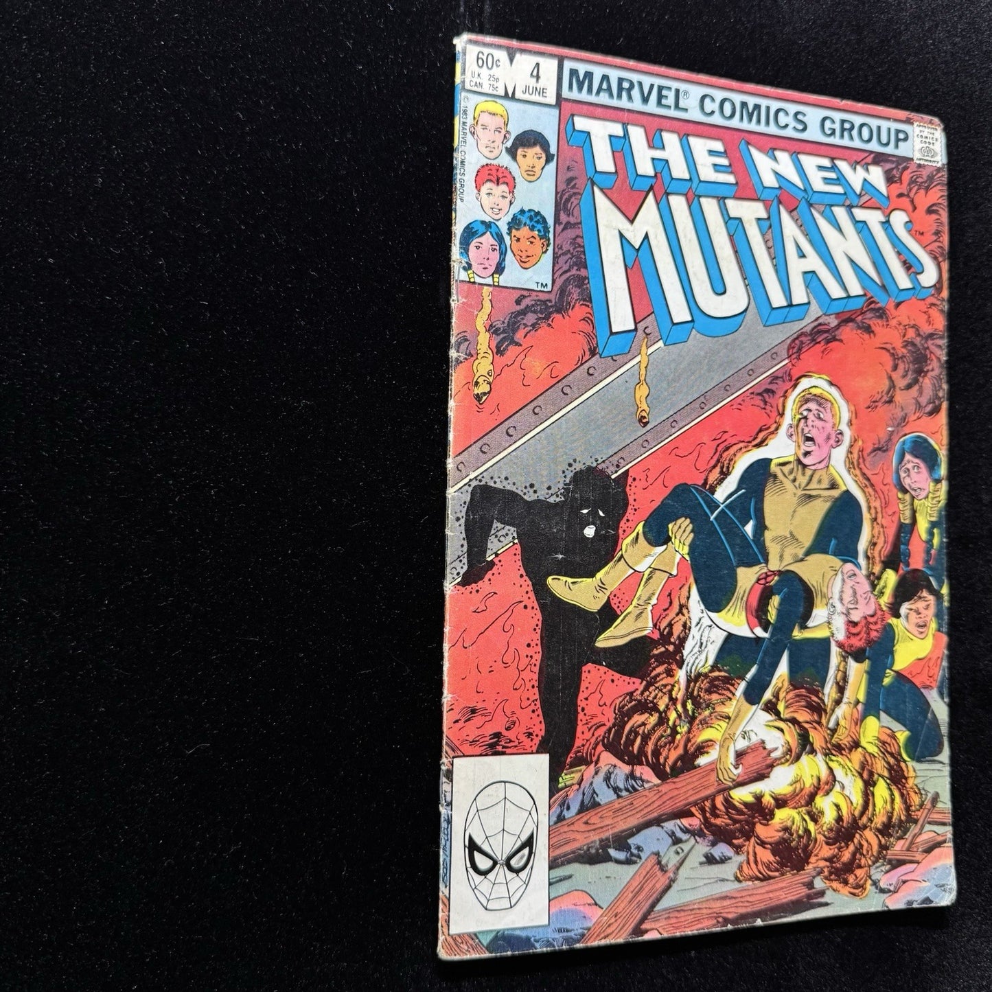 New Mutants 4 - Bronze Age Marvel Comics 1983