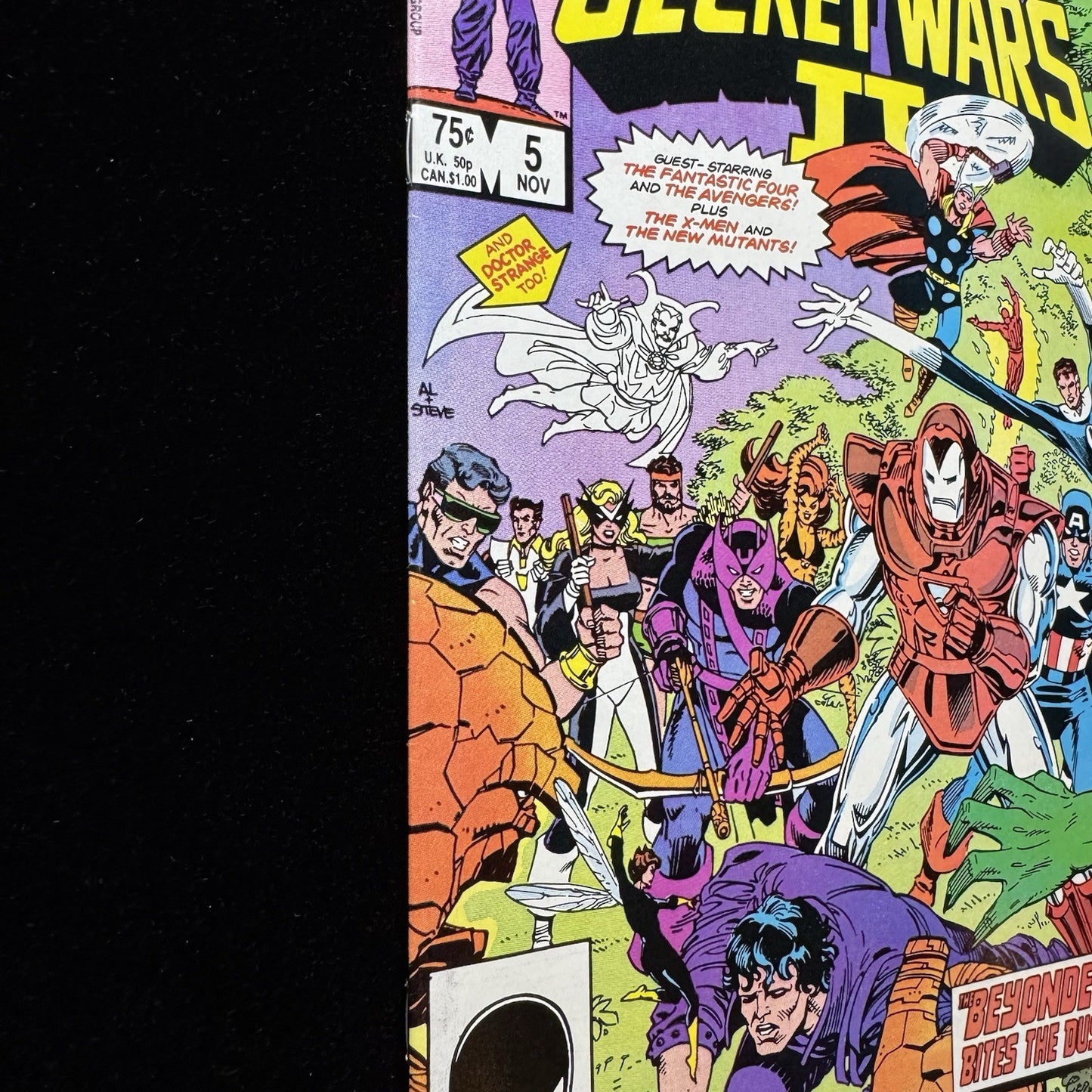 Secret Wars II 5 - 1st Appearance Of Boom Boom - Copper Age Marvel Comics 1985