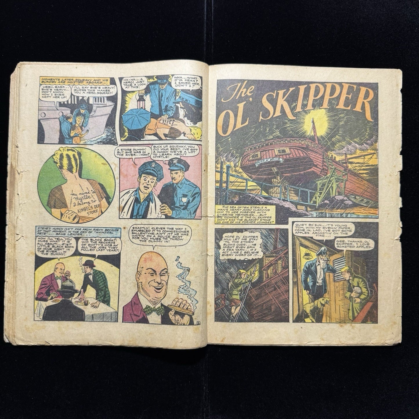 Seven Seas Comics 1 - 1st App Of South Sea Girl - Golden Age Leader Comics 1946