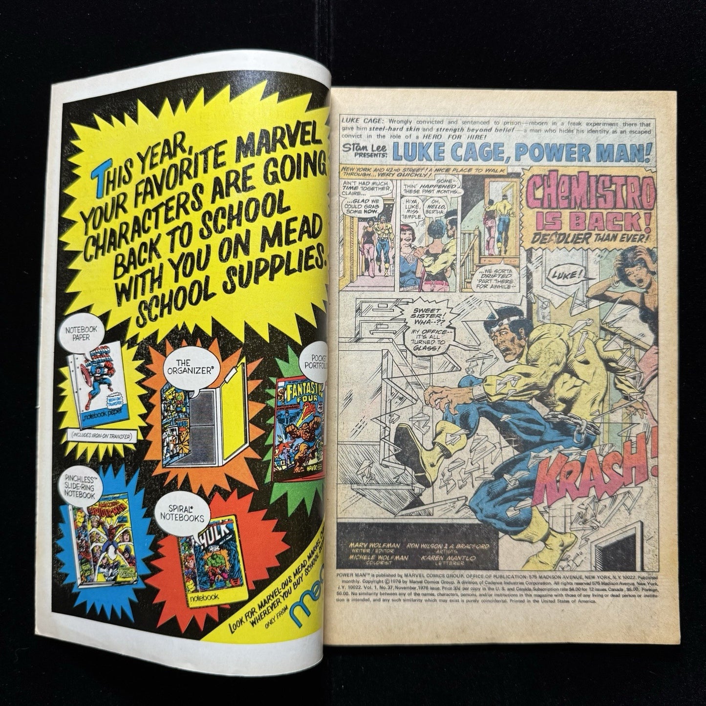 Like Cage Power Man 37 - Bronze Age Marvel Comics 1976