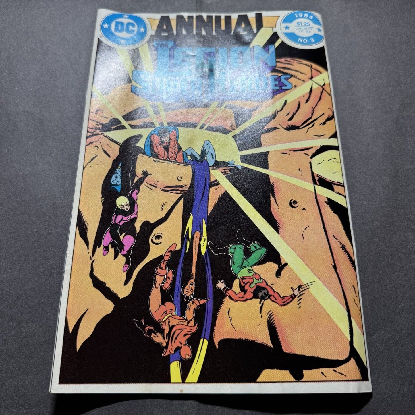 Legion Of Super-Heroes Annual 3 - Copper Age Dc Comics 1984