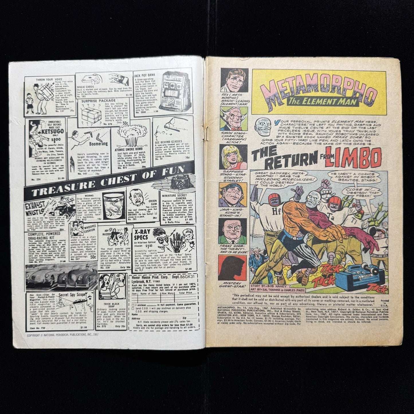 Metamorpho 13 - Silver Age Dc Comics 1967