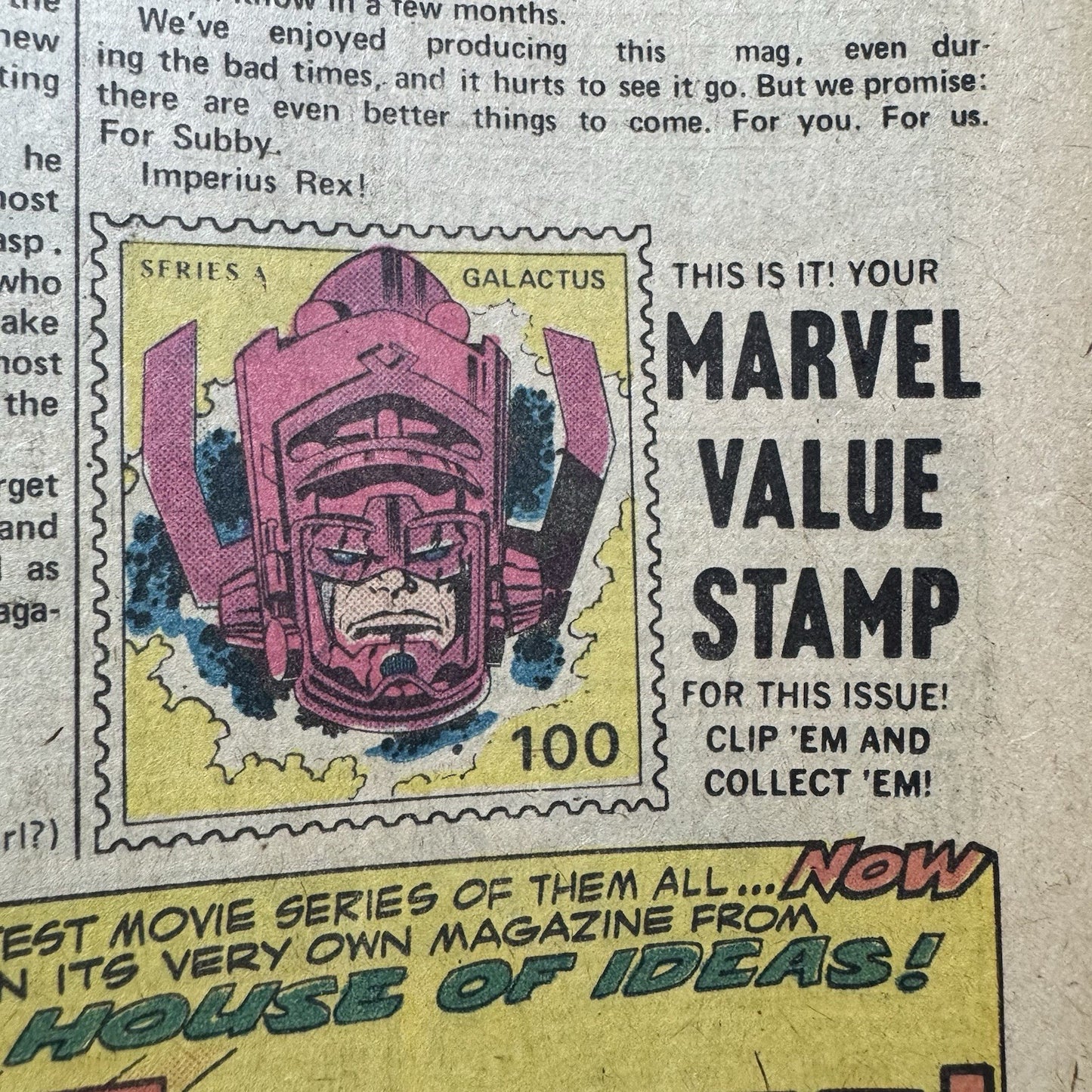 Sub-Mariner 72 - Mark Jewelers Insert - Bronze Age Marvel Comics 1974