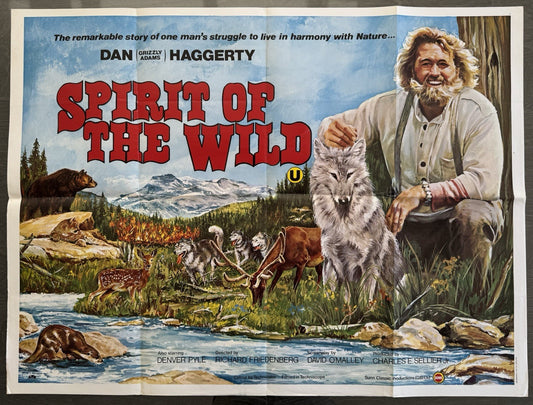 Spirit of the Wild 1974 - Original UK Quad Poster - Folded
