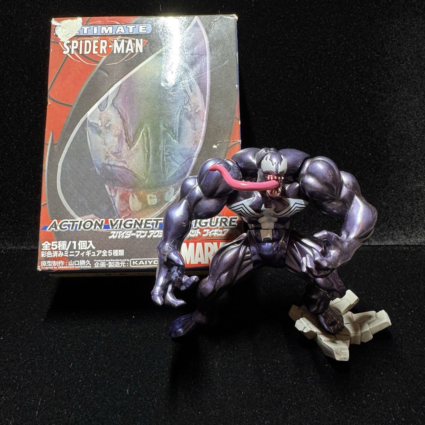 Venom Ultimate Spider-Man Kaiyodo Vignette Figure - Marvel 2006 - Original Box