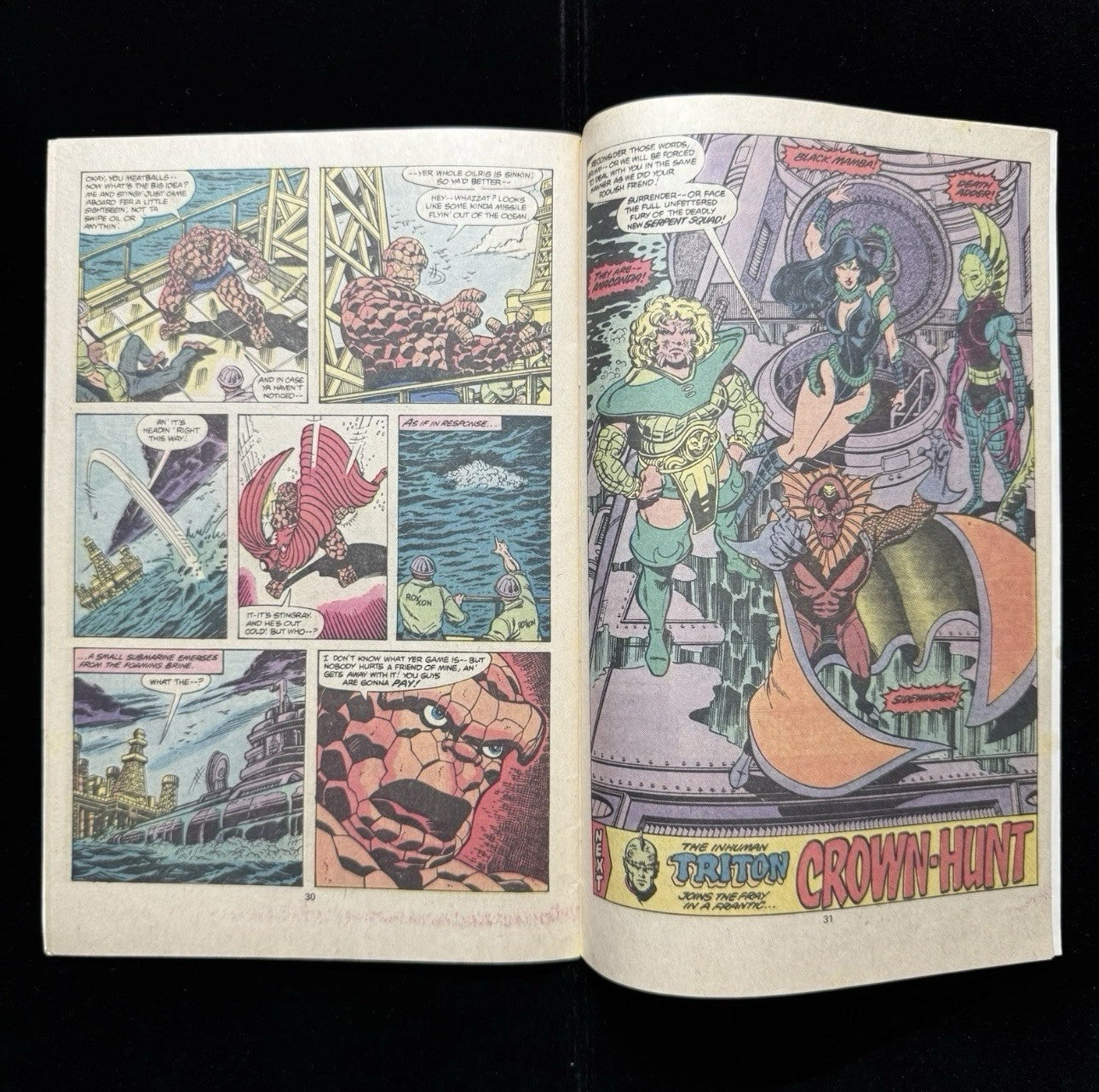 Marvel Two In One 64 - New Serpent Squad Team - Bronze Age Marvel Comics 1980