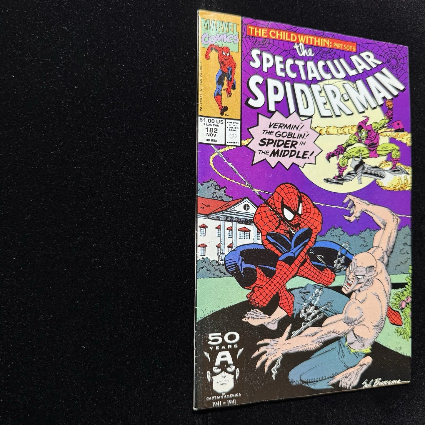 Spectacular Spider-Man 182 - Copper Age Marvel Comics 1991