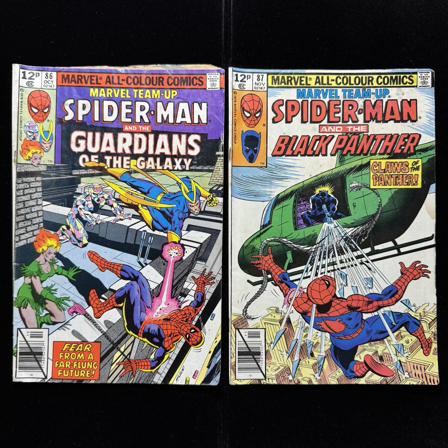 Marvel Team Up 86 And 87 - Comic Bundle - Bronze Age Marvel Comics 1979